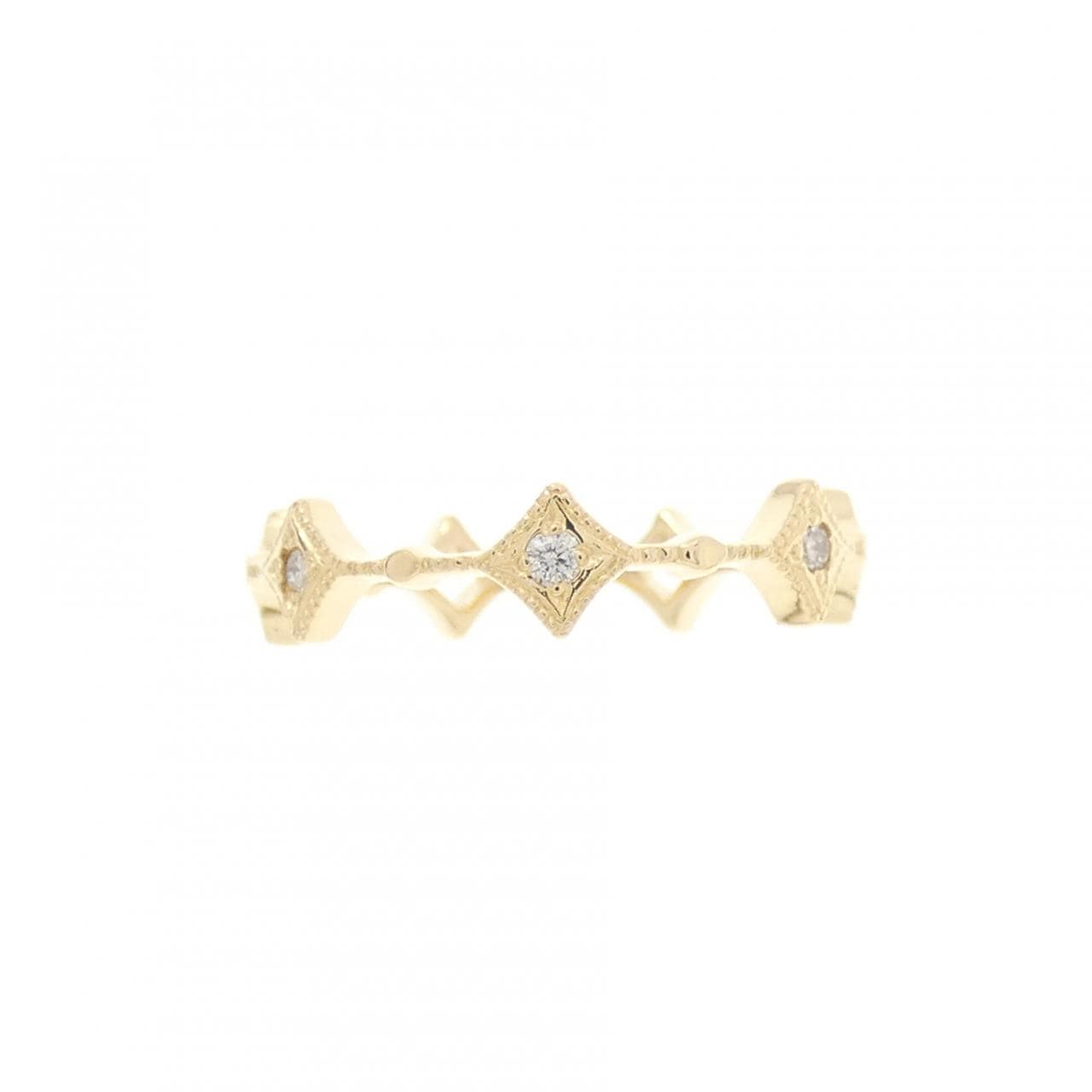 アガット ダイヤモンド リング 0.04CT