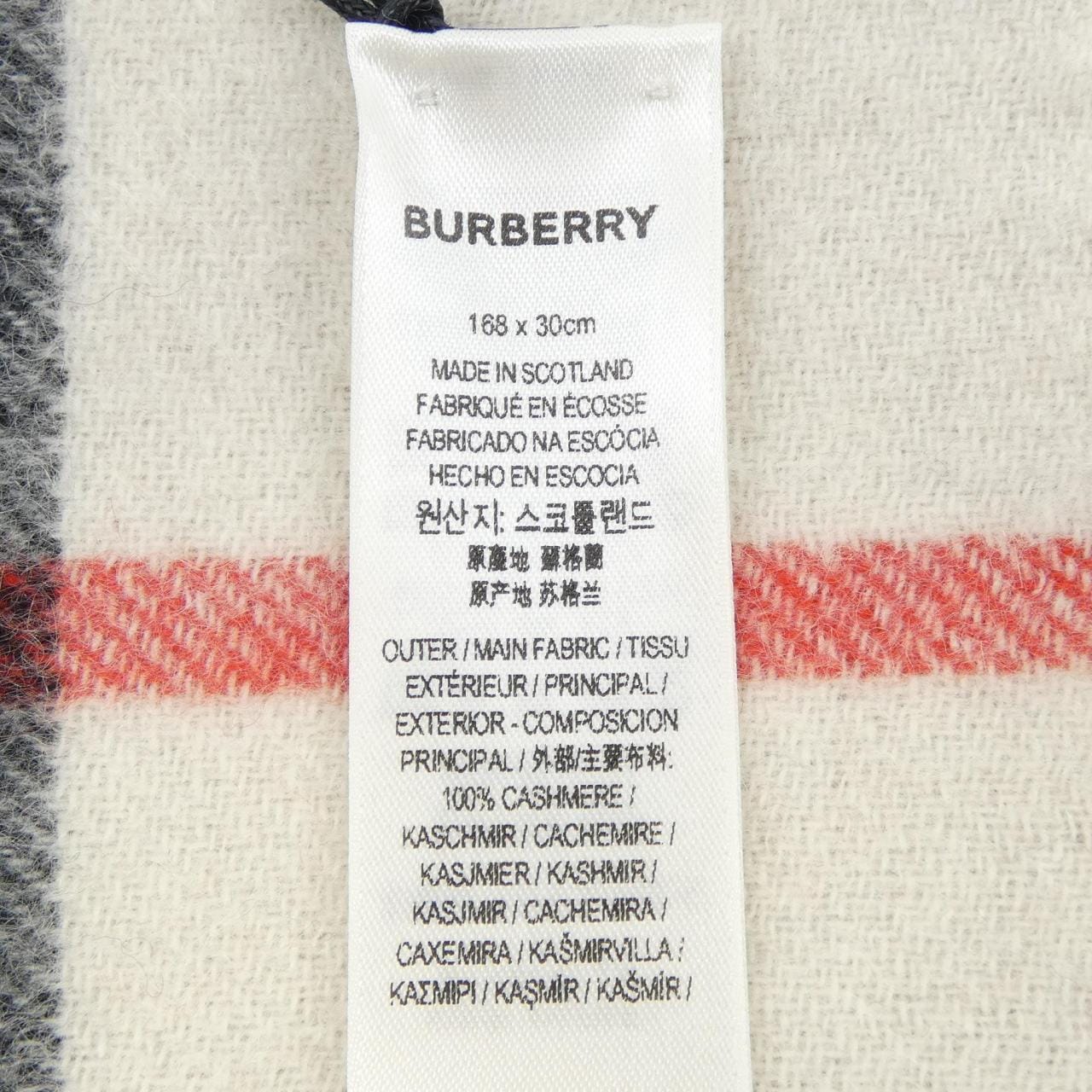 バーバリー BURBERRY 80592801 MUFFLER