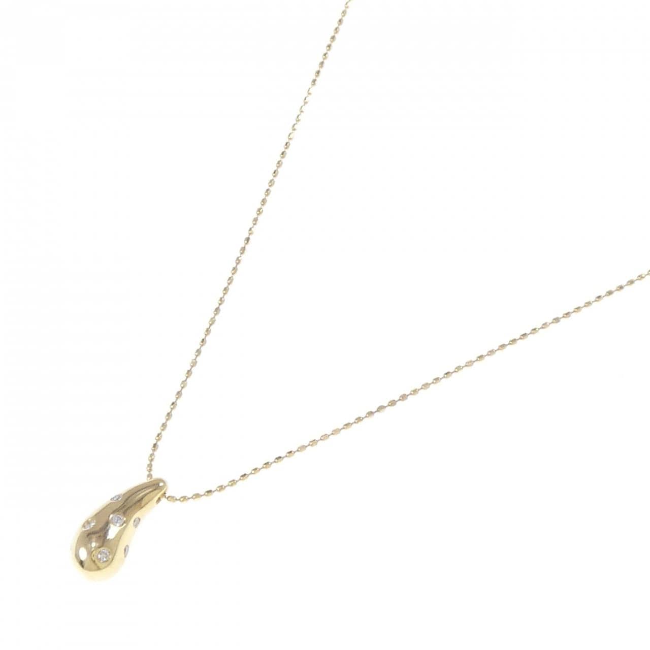 K18YG ダイヤモンド ネックレス 0.07CT