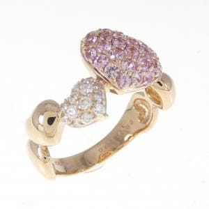 ポンテヴェキオ ハート サファイヤリング 0.86CT