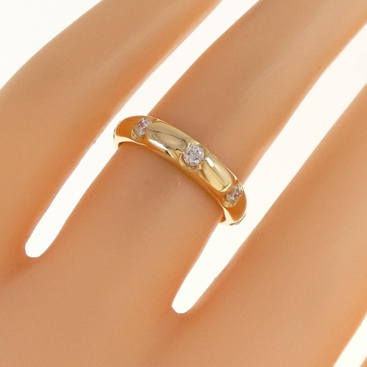 K18YG ダイヤモンド リング 0.25CT