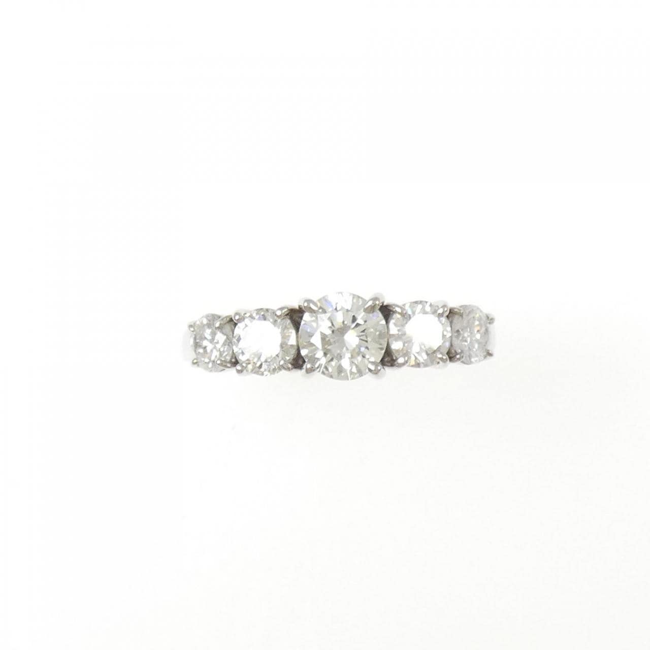 PT900 ダイヤモンド リング 1.37CT