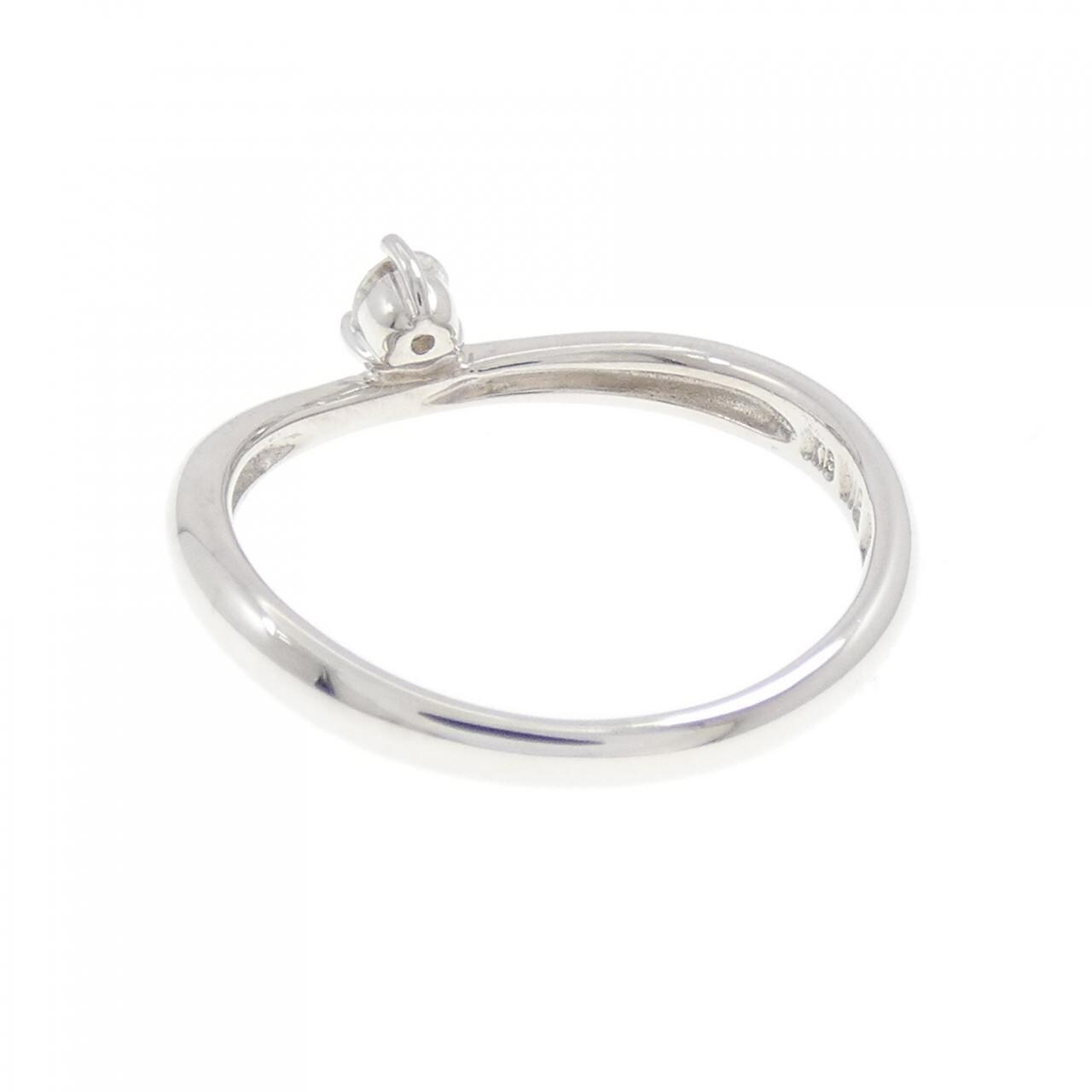 K18WG ダイヤモンド リング 0.11CT