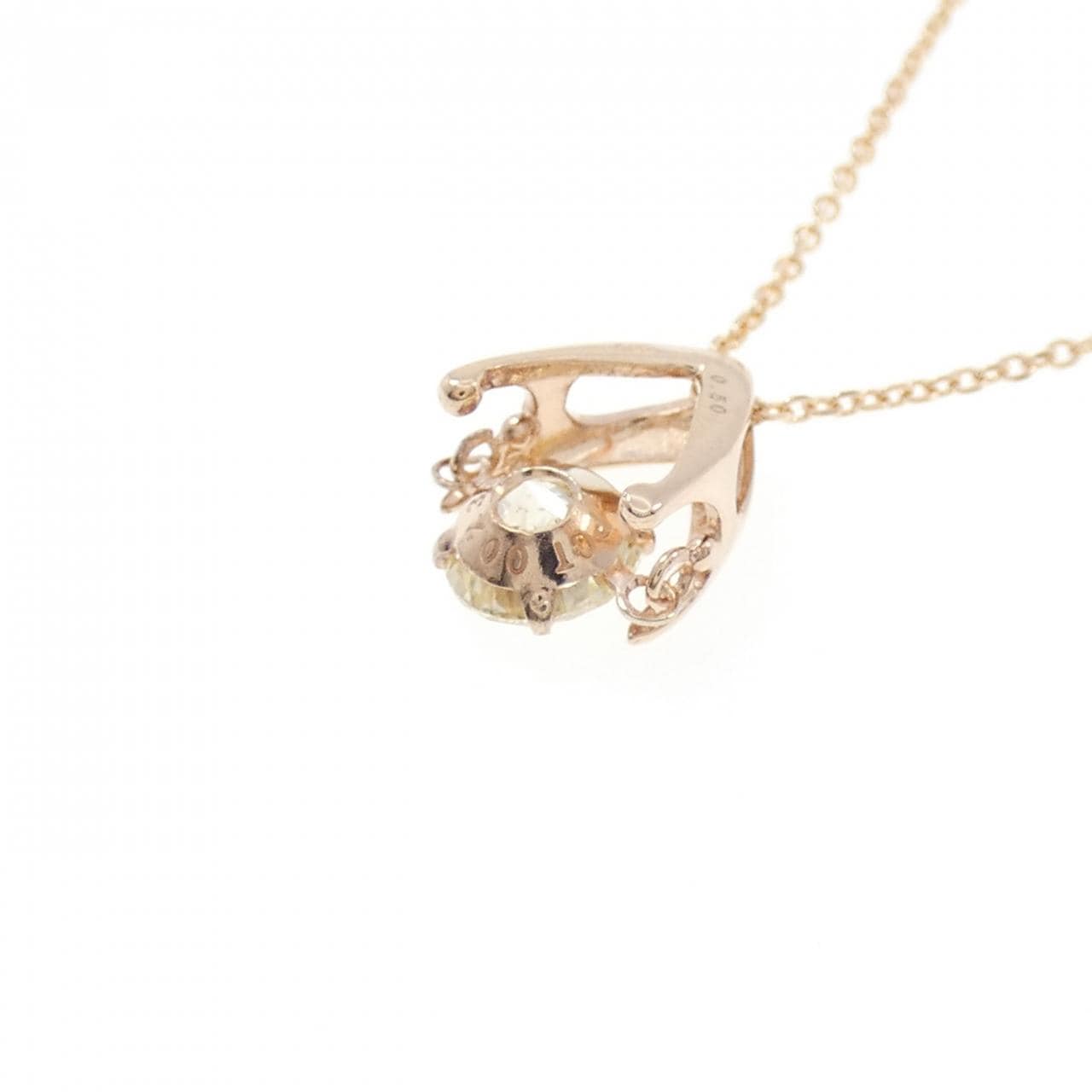 K18PG ダイヤモンド ネックレス 0.50CT