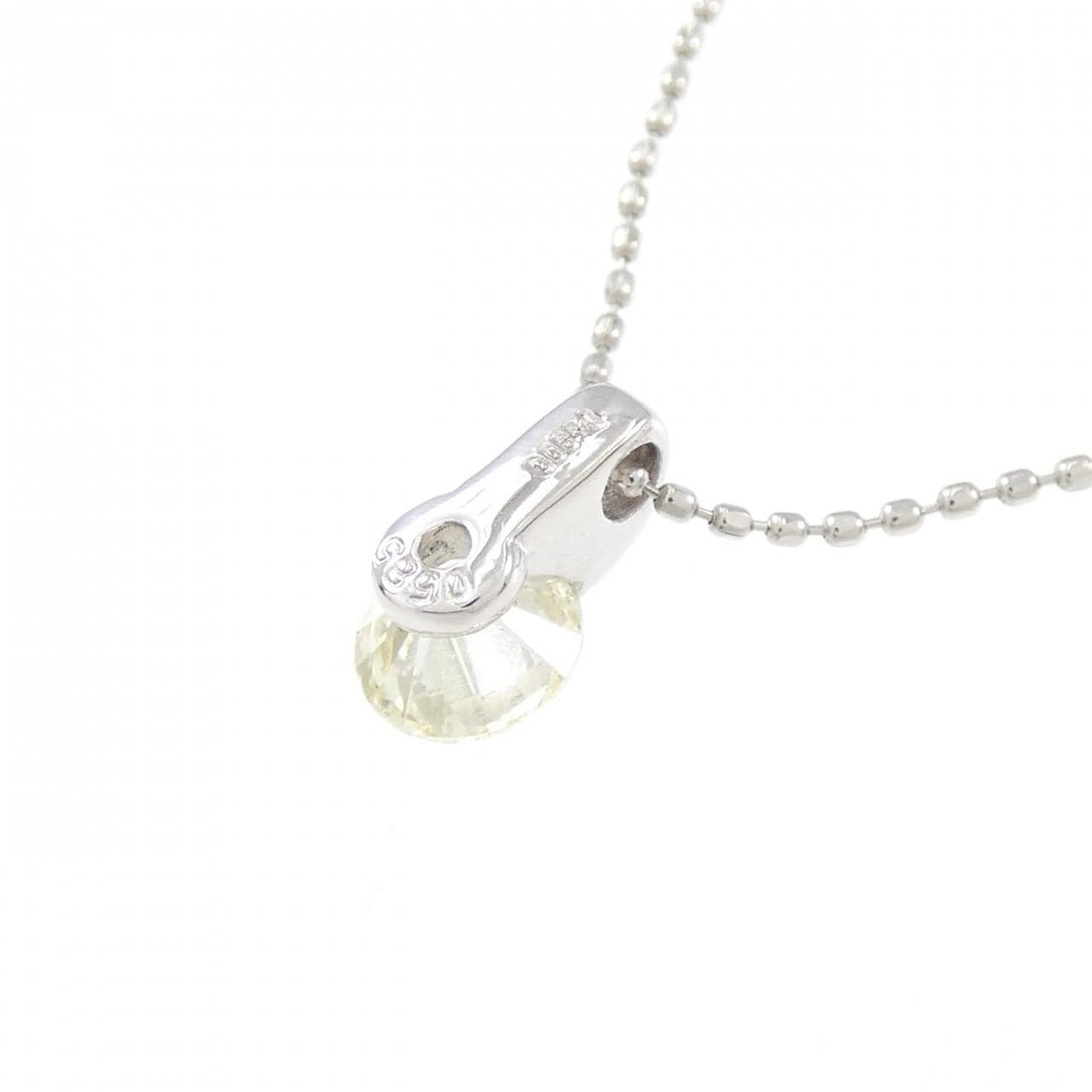 PT900/PT850 ソリティア ダイヤモンド ネックレス 0.585CT