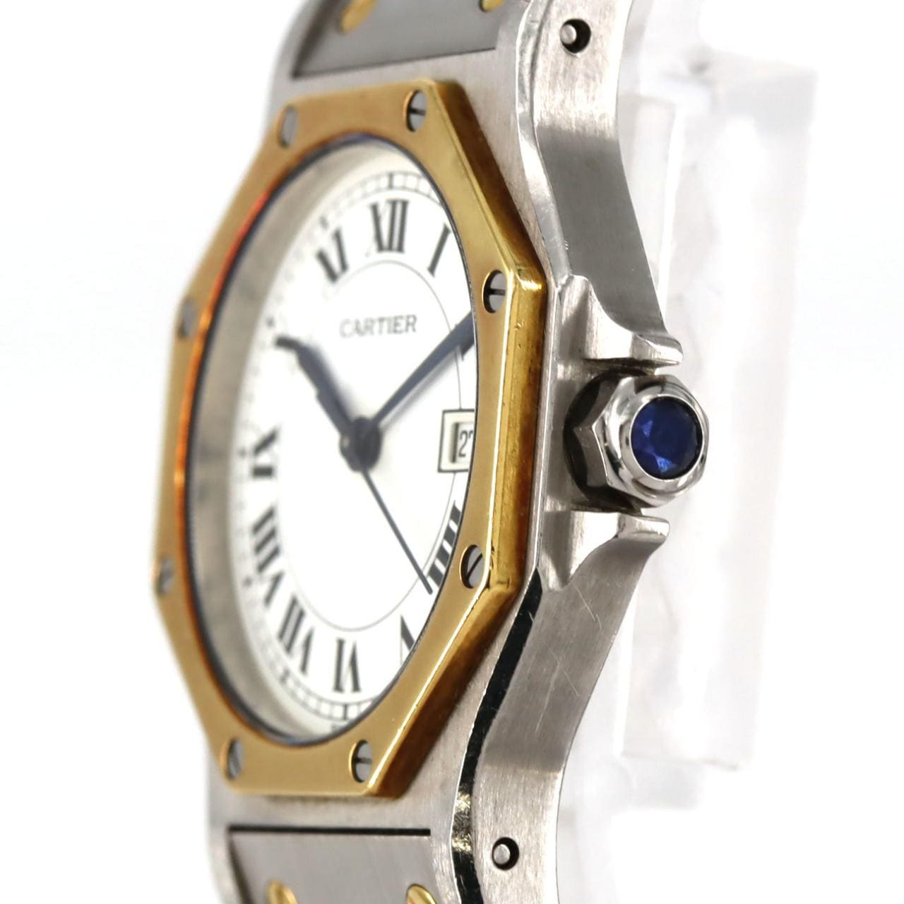 カルティエ サントスオクタゴンLM コンビ 81037288 SSxYG 自動巻