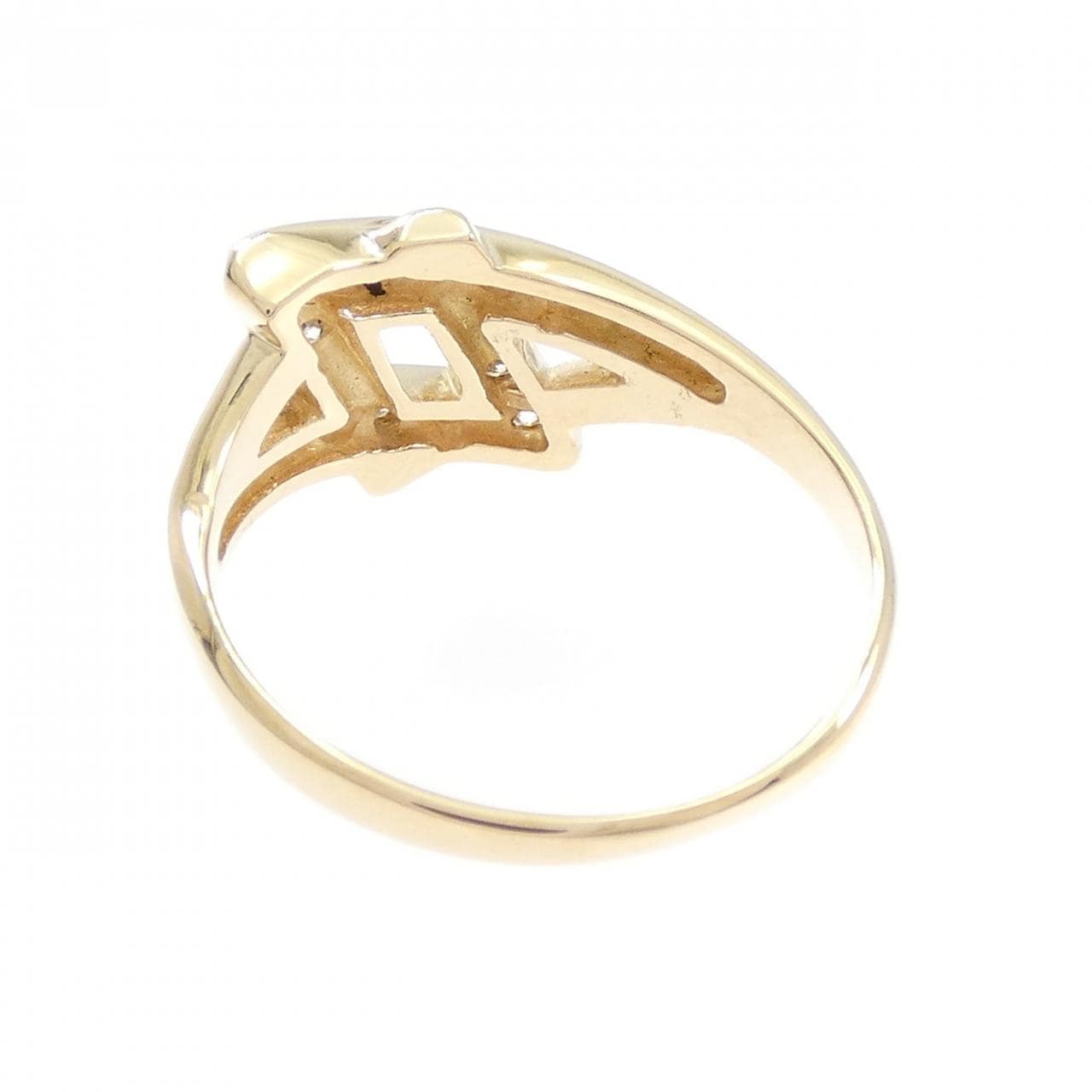 K18YG ダイヤモンド リング 0.14CT