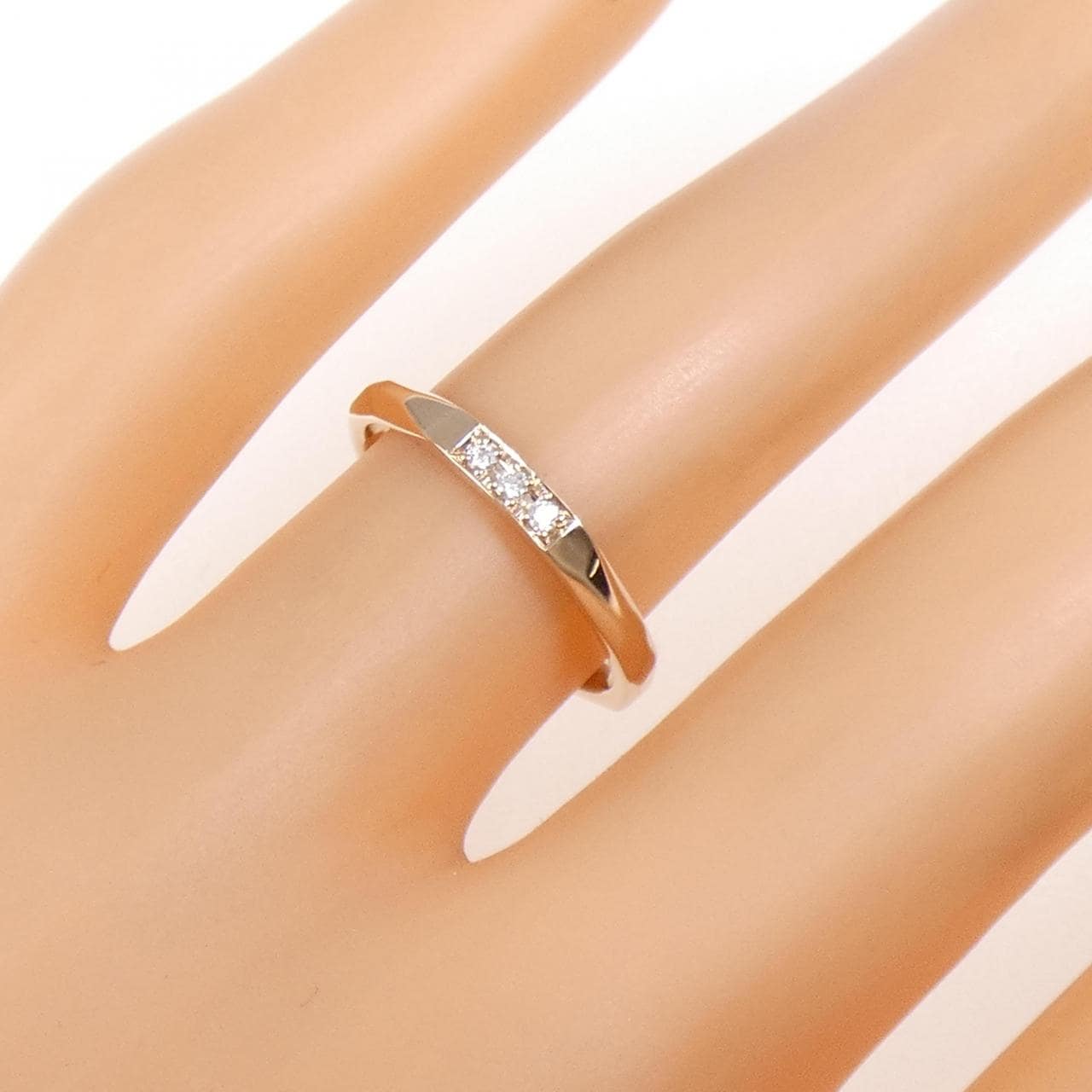 K14PG ダイヤモンド リング 0.03CT