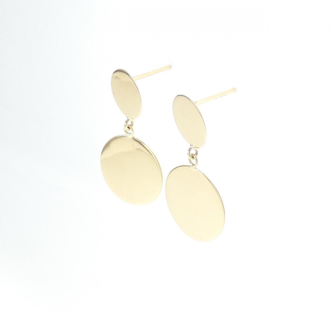 K18YG earrings