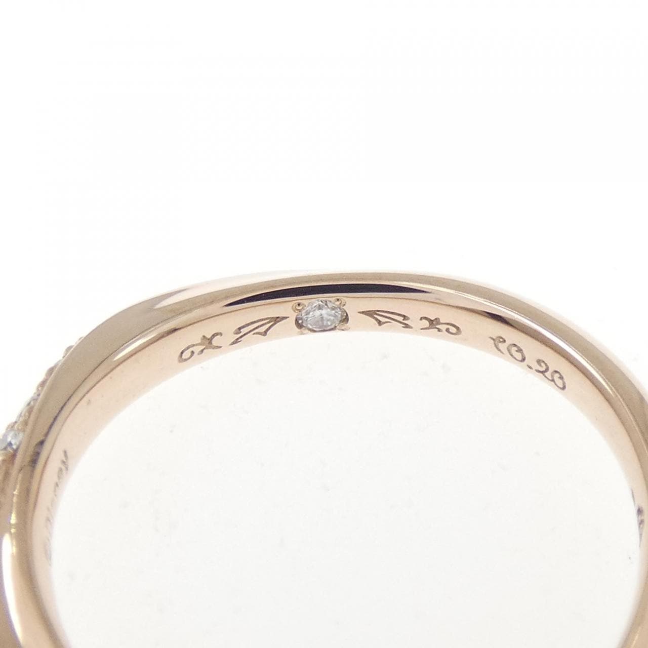 K18PG ダイヤモンド リング 0.048CT