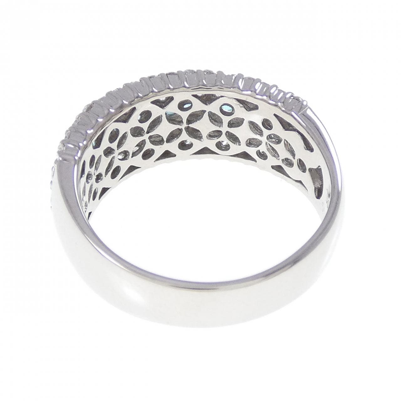 K14WG トルマリン リング 0.20CT