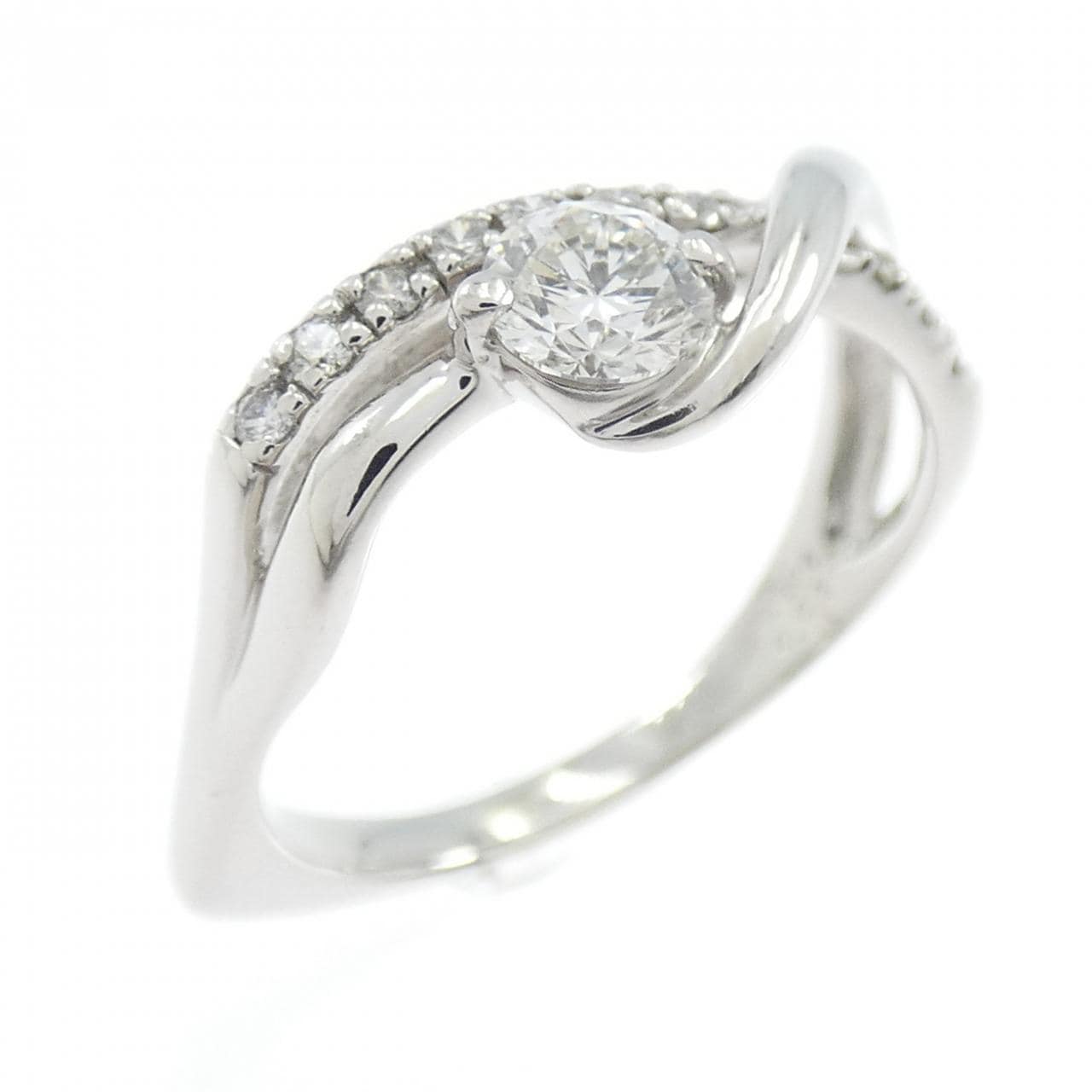 PT950 ダイヤモンド リング 0.304CT I SI2 VG