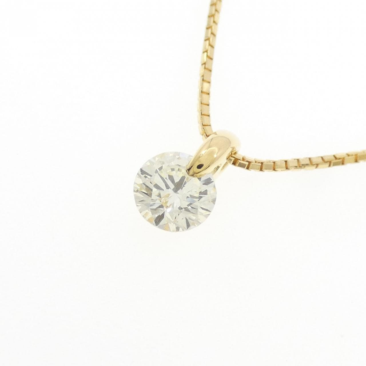K18YG ダイヤモンド ネックレス 0.56CT