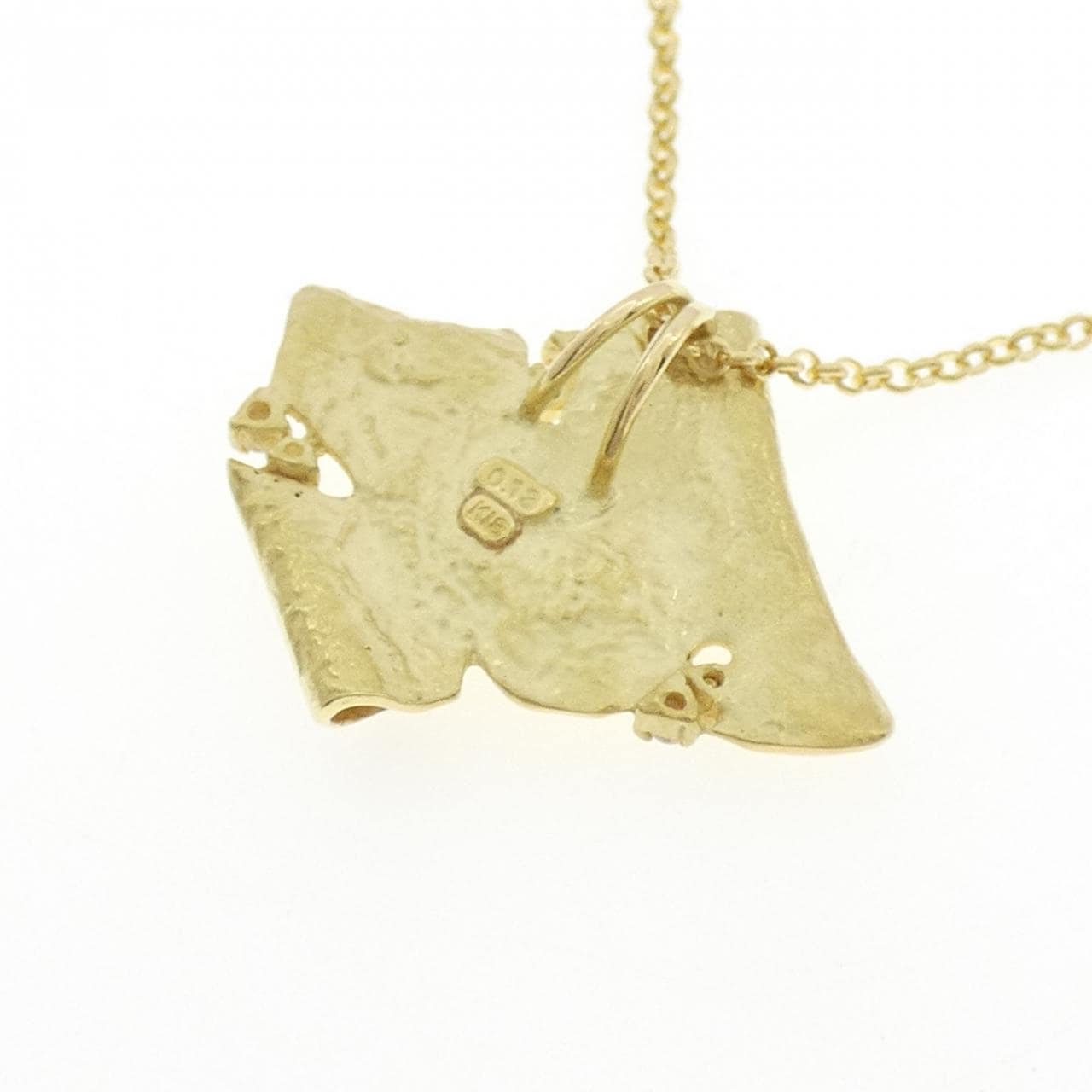 K18YG ダイヤモンド ネックレス 0.13CT