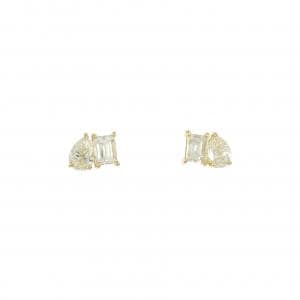 【新品】K18YG ダイヤモンド ピアス 0.60CT