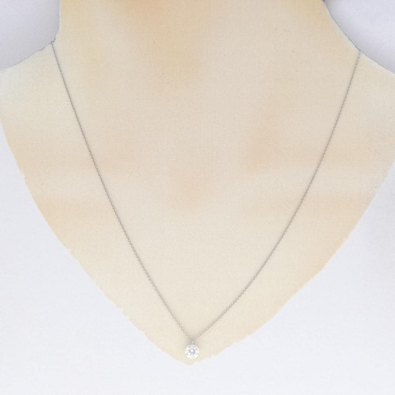 【リメイク】PT900/PT850 ダイヤモンド ネックレス 0.515CT D VVS2 EXT H＆C