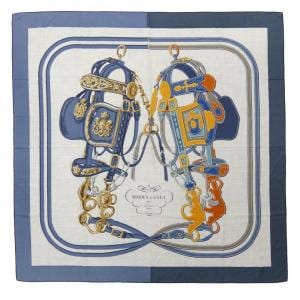 エルメス HERMES BRIDES DE GALA APPLIQUE PIQUE H243940S カレジェアン140 ショール