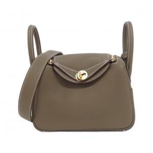 [未使用品] HERMES Lindy MINI 079086CC 單肩包