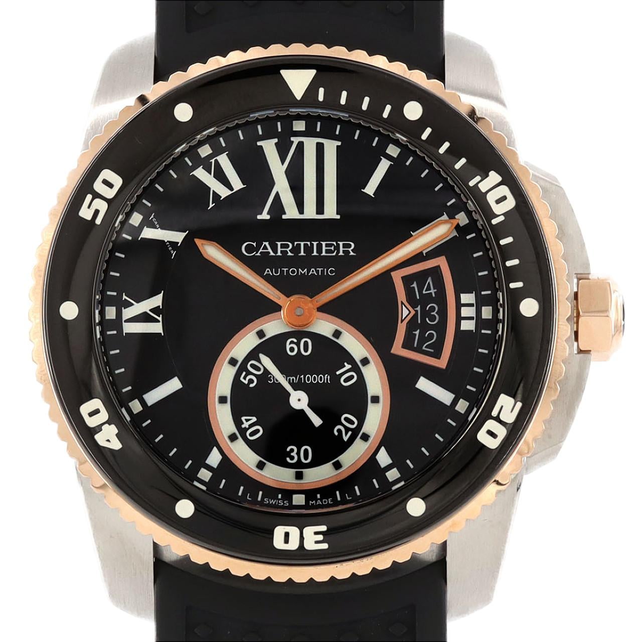 Cartier Calibre de Cartier Diver PG Combi W7100055 SSxPG自动上弦