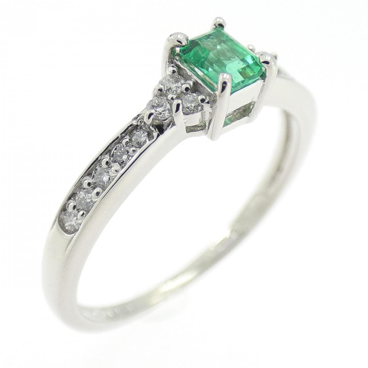 PT900 エメラルド リング 0.15CT