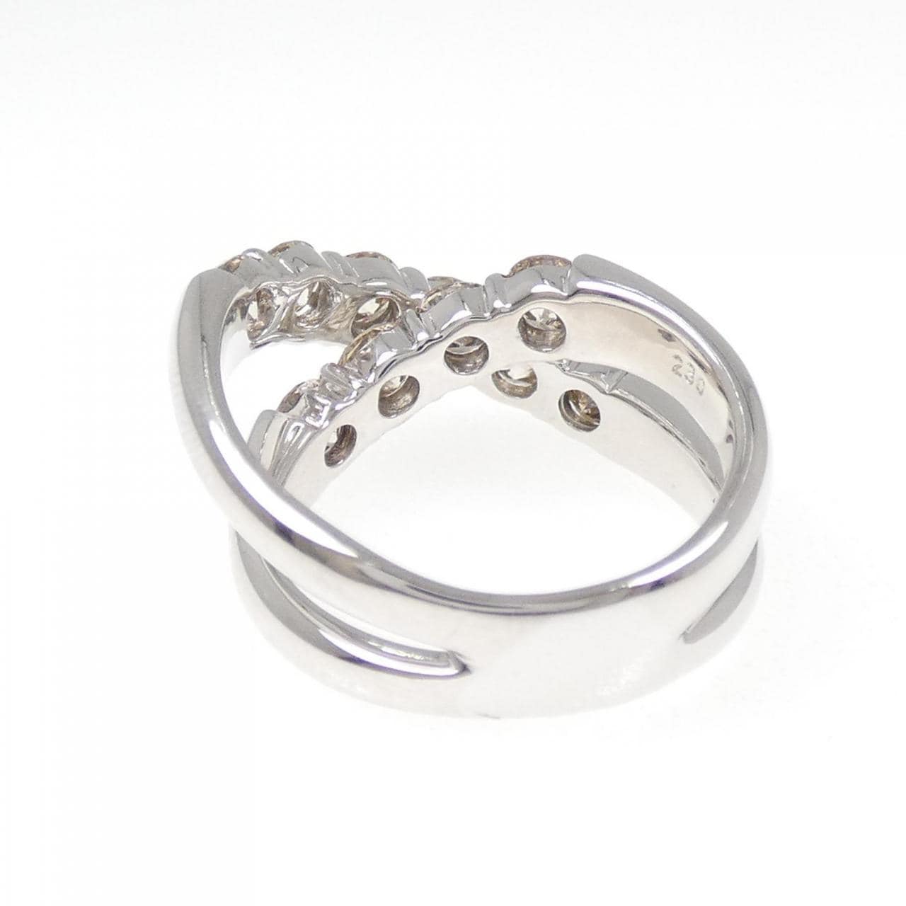 K18WG ダイヤモンド リング 2.30CT