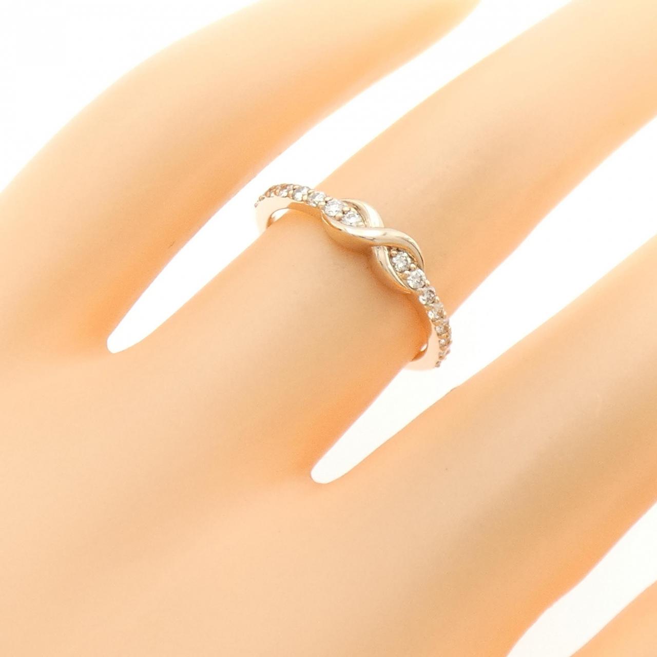 K18PG ダイヤモンド リング 0.20CT