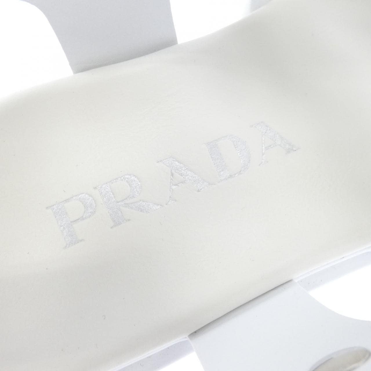 Prada PRADA Monolith Triangle Logo 1X382N涼鞋