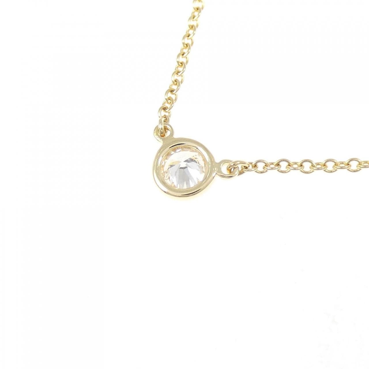 ティファニー バイザヤード ネックレス 0.18CT G VVS1 3EXT