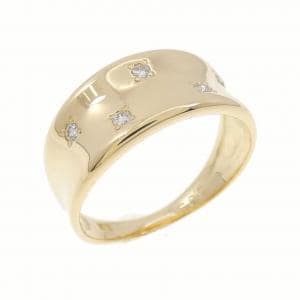 K18YG ダイヤモンド リング 0.05CT
