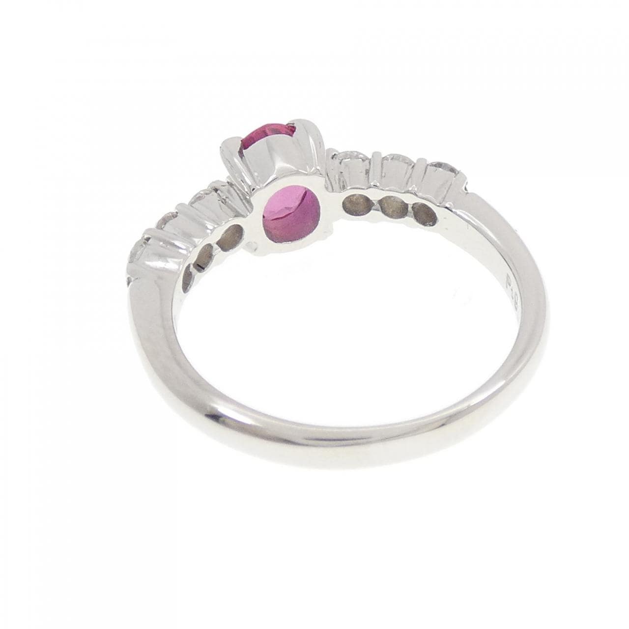 PT900 ルビー リング 0.58CT