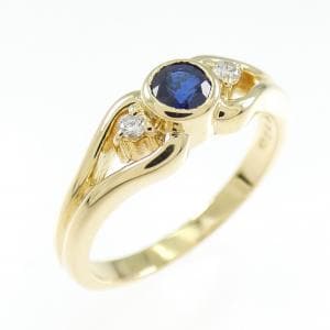 ミキモト サファイヤ リング 0.25CT