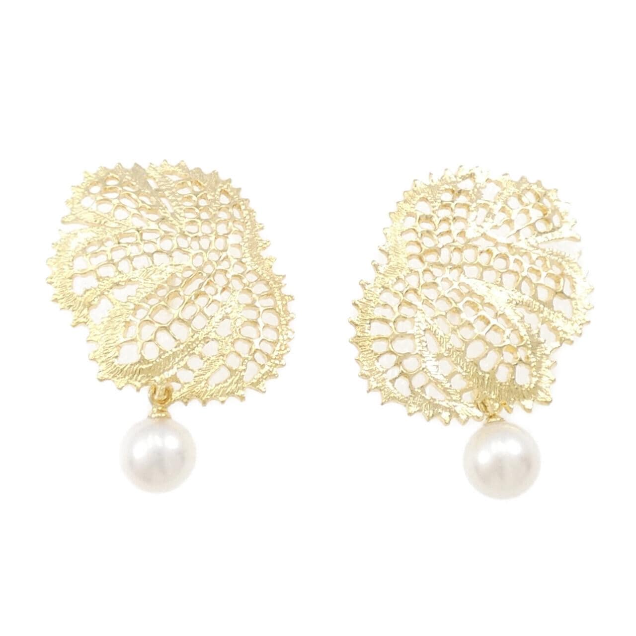 Tasaki Akoya pearl earrings 6.6mm