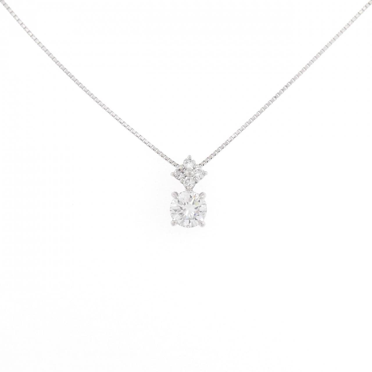 PT900/PT850 ダイヤモンド ネックレス 0.890CT G SI2 Good