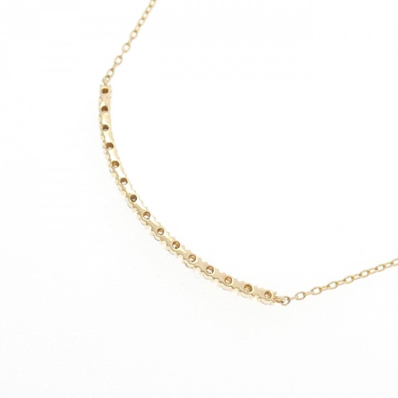 K18YG ダイヤモンド ネックレス 0.12CT