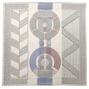 エルメス HERMES DRESSAGE TRESSAGE H243974S カレジェアン140 ショール