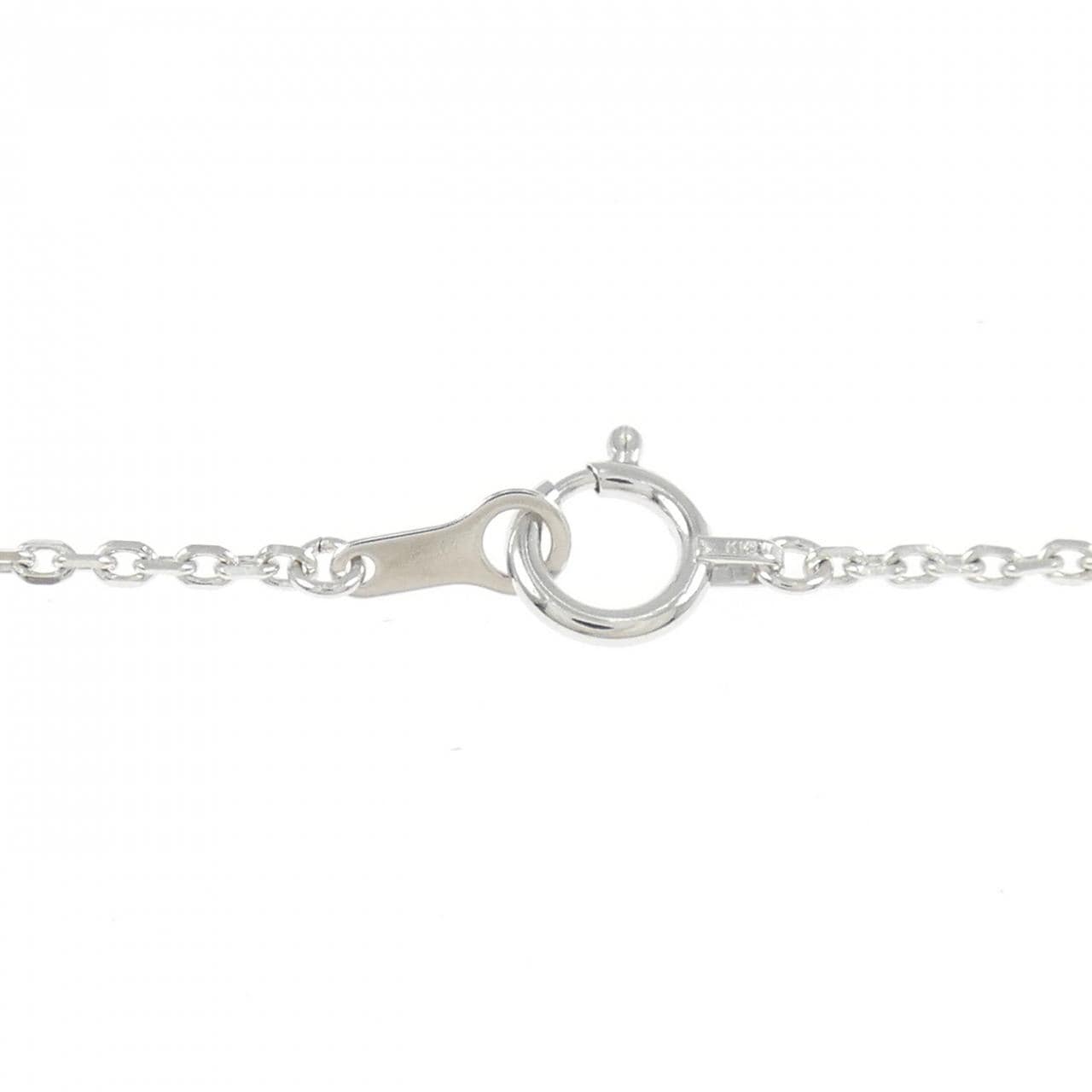 K18WG ダイヤモンド ネックレス 0.97CT