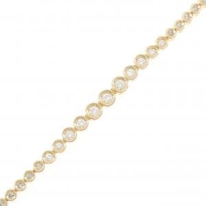 K18YG ダイヤモンド ブレスレット 1.00CT