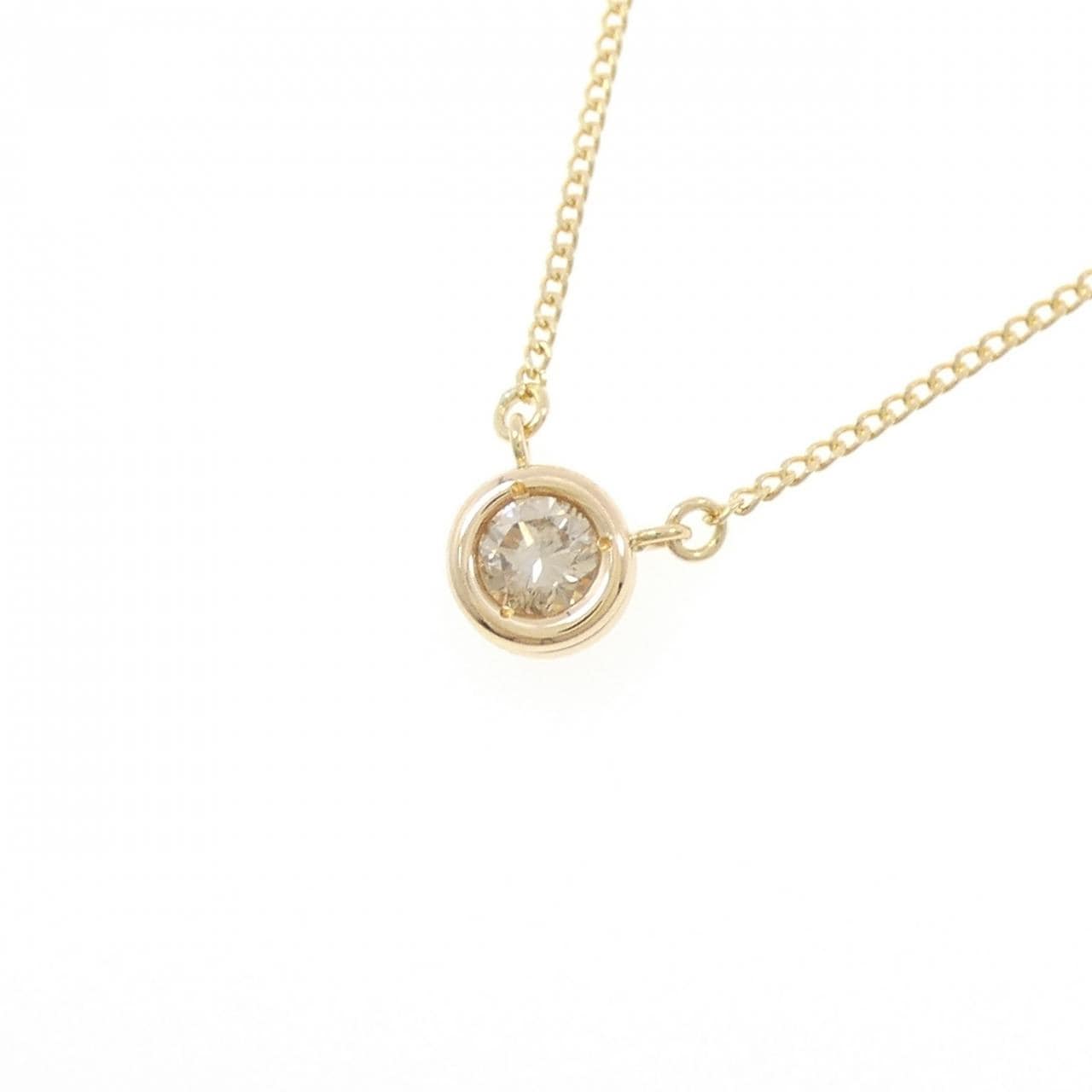 K18YG ダイヤモンド ネックレス 0.23CT