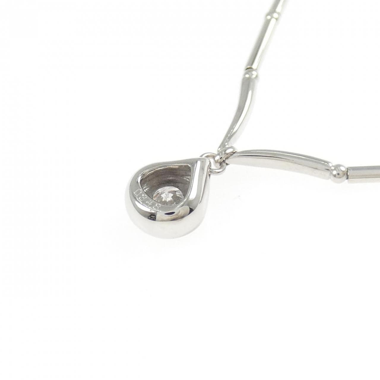 K18WG ダイヤモンド ネックレス 0.348CT