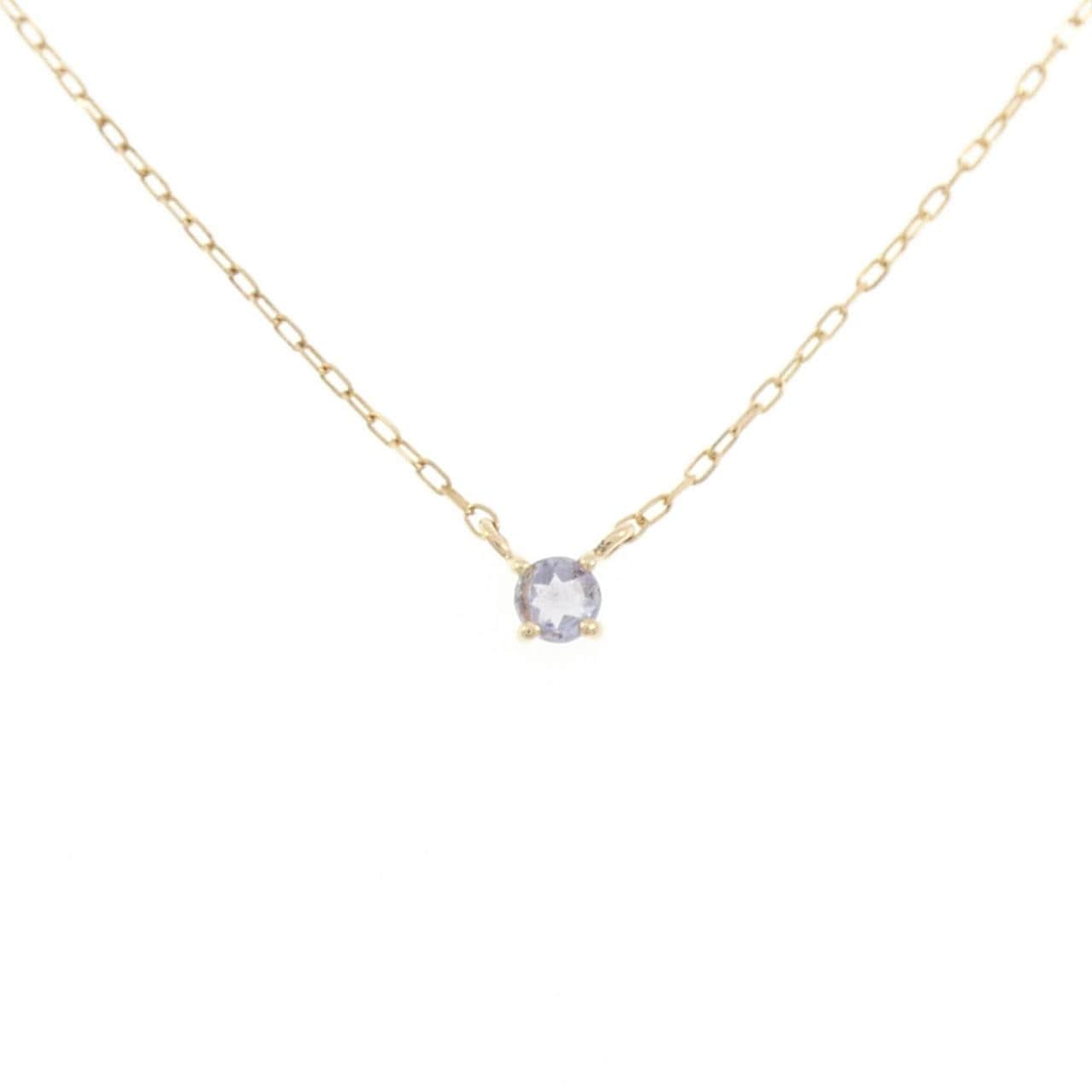K18YG タンザナイト ネックレス 0.09CT