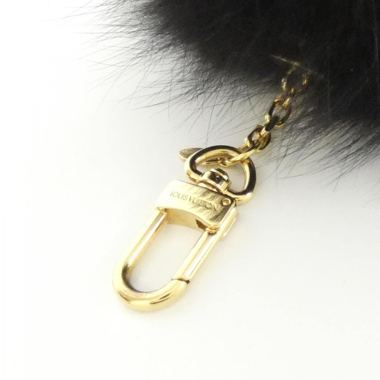 ルイヴィトン キーリング ファジー バブル ファー M67372 キーホルダー
