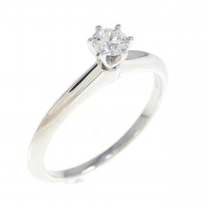 ティファニー クラシックソリティア リング 0.22CT I VVS2 3EXT
