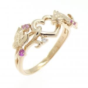 ギンザ タナカ サファイヤ リング 0.08CT