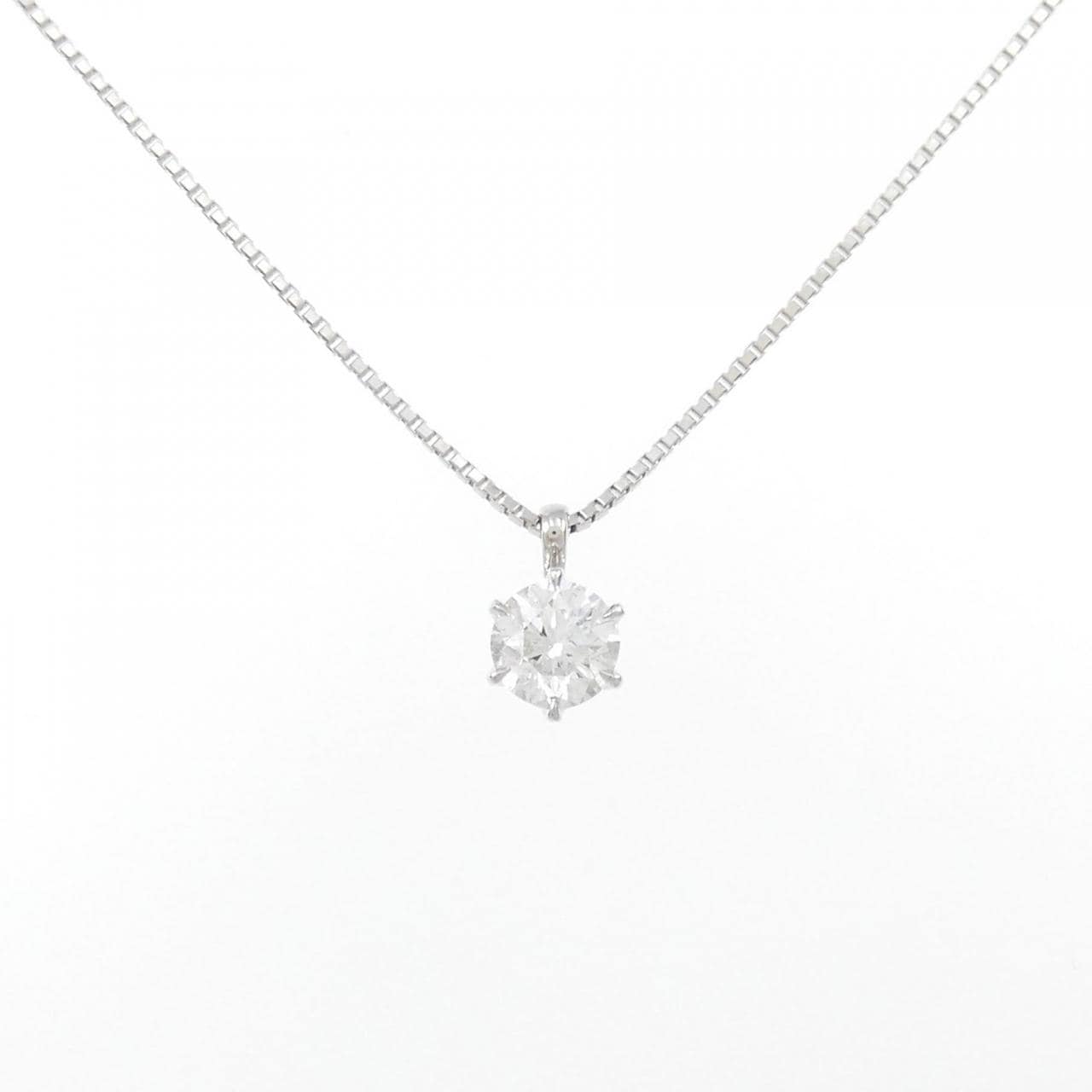 [BRAND NEW] PT Diamond Necklace 0.506CT E SI2 VG