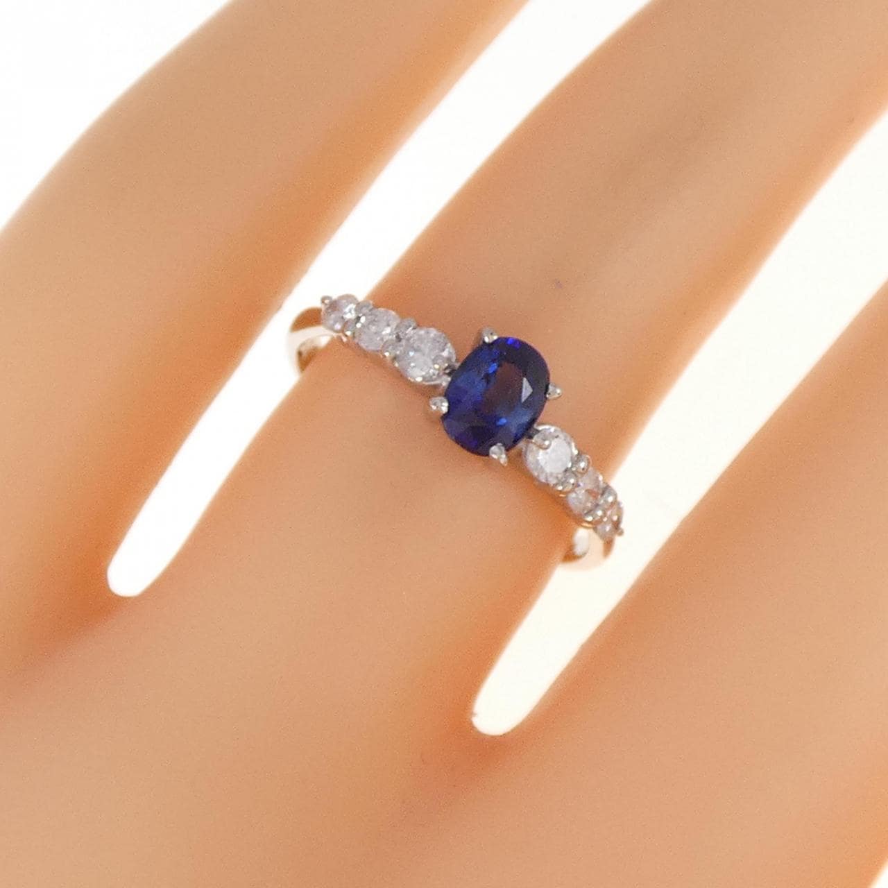 PT サファイヤ リング 0.51CT