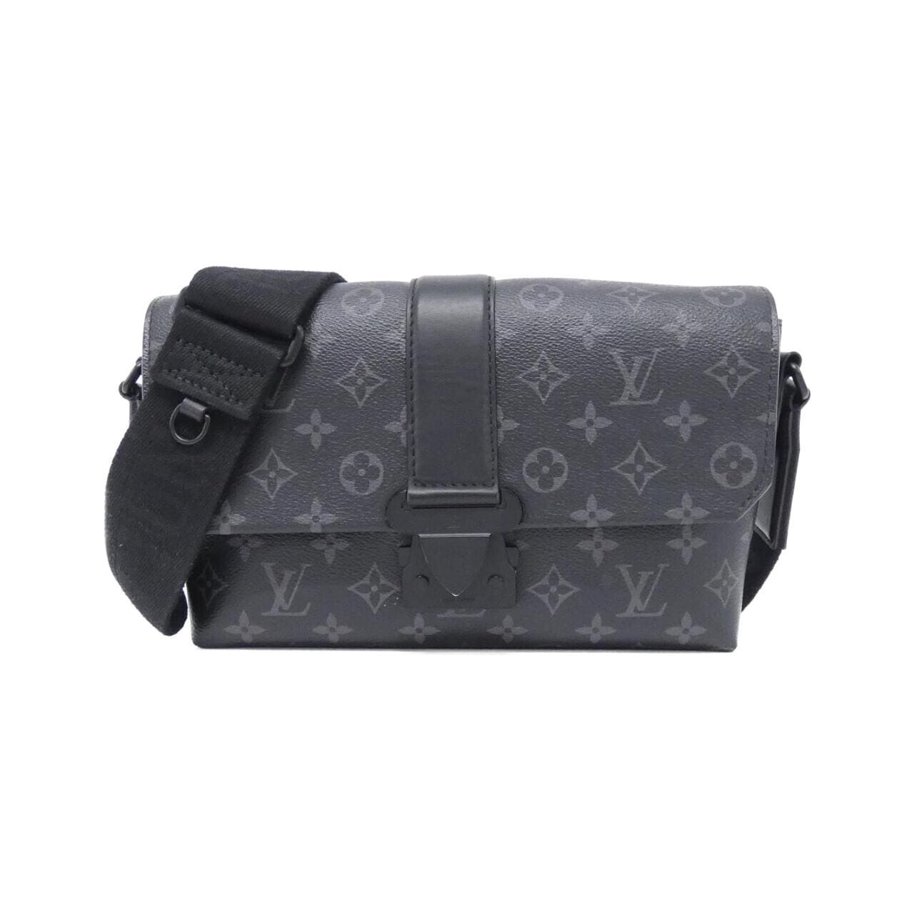 LOUIS VUITTON Monogram Eclipse S 斗篷郵差包 M46794 單肩包