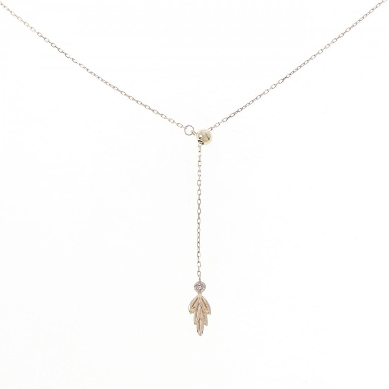 アガット ダイヤモンド ネックレス 0.008CT