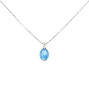 PT ブルートパーズ ネックレス 3.42CT