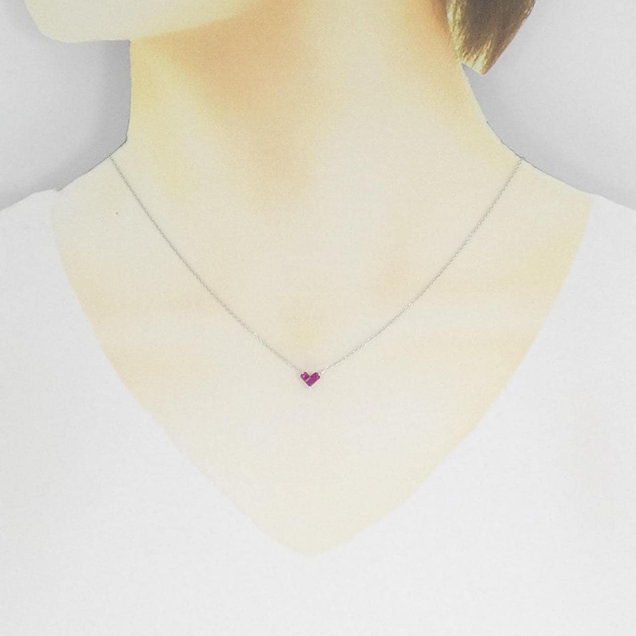 スタージュエリー ミステリアスハート ネックレス 0.25CT