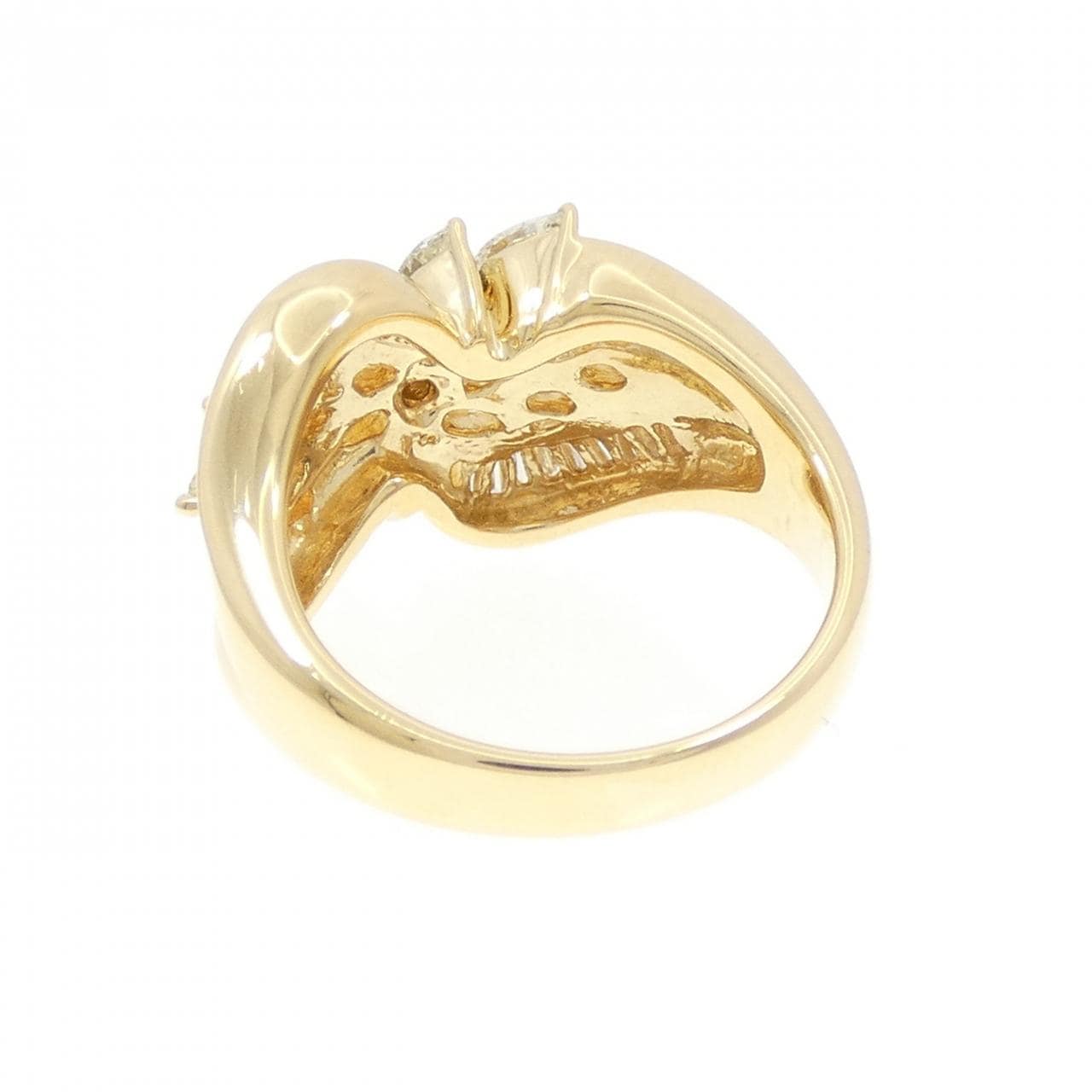 K18YG ダイヤモンド リング 1.65CT
